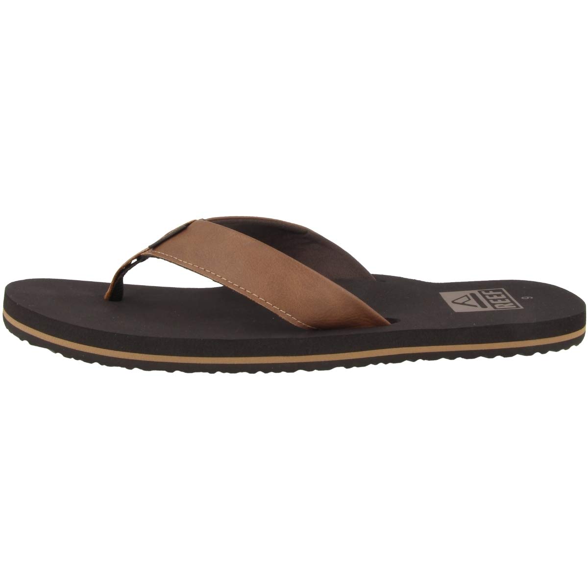 Reef Men's Twinpin Flip-Flop Sandals (Brown or Grey) from $18.93 + Free ...