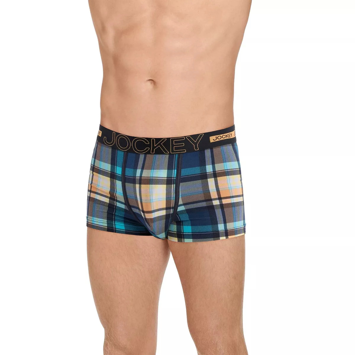 Jockey Men's Cotton Modal 2.5" Trunk (Summer Time Plaid, Size: 2X-Large only) $1.99 + Free Shipping