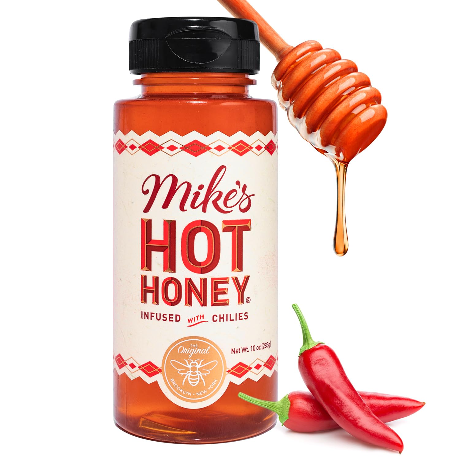 10-Oz Mikes Hot Honey Infused with Chili Peppers $6.23 w/ S&S + Free Shipping w/ Prime or on $35+