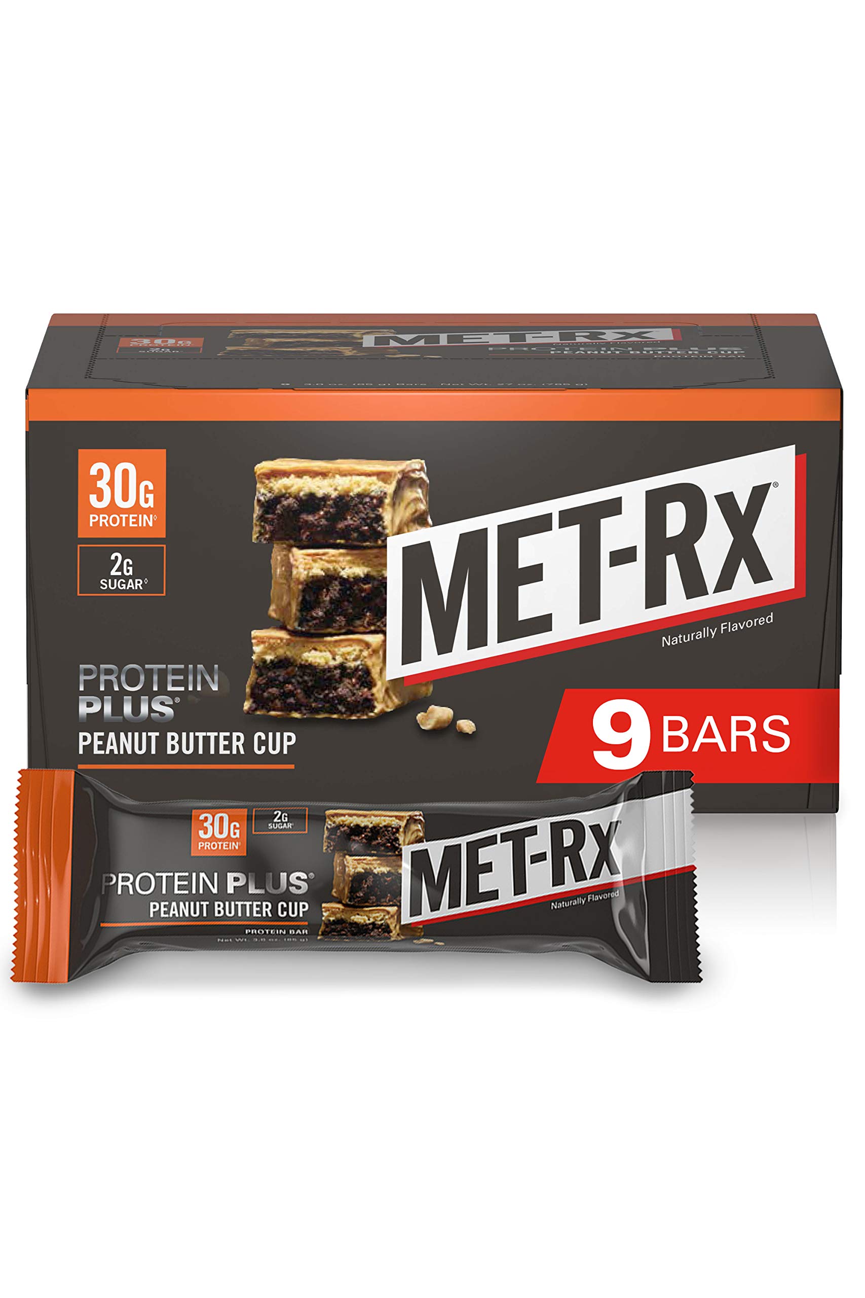 9-Count MET-Rx Protein Plus Bar (Peanut Butter Cup or Peanut Butter Pretzel) from $14.71 w/ S&S + Free Shipping w/ Prime or on $35+