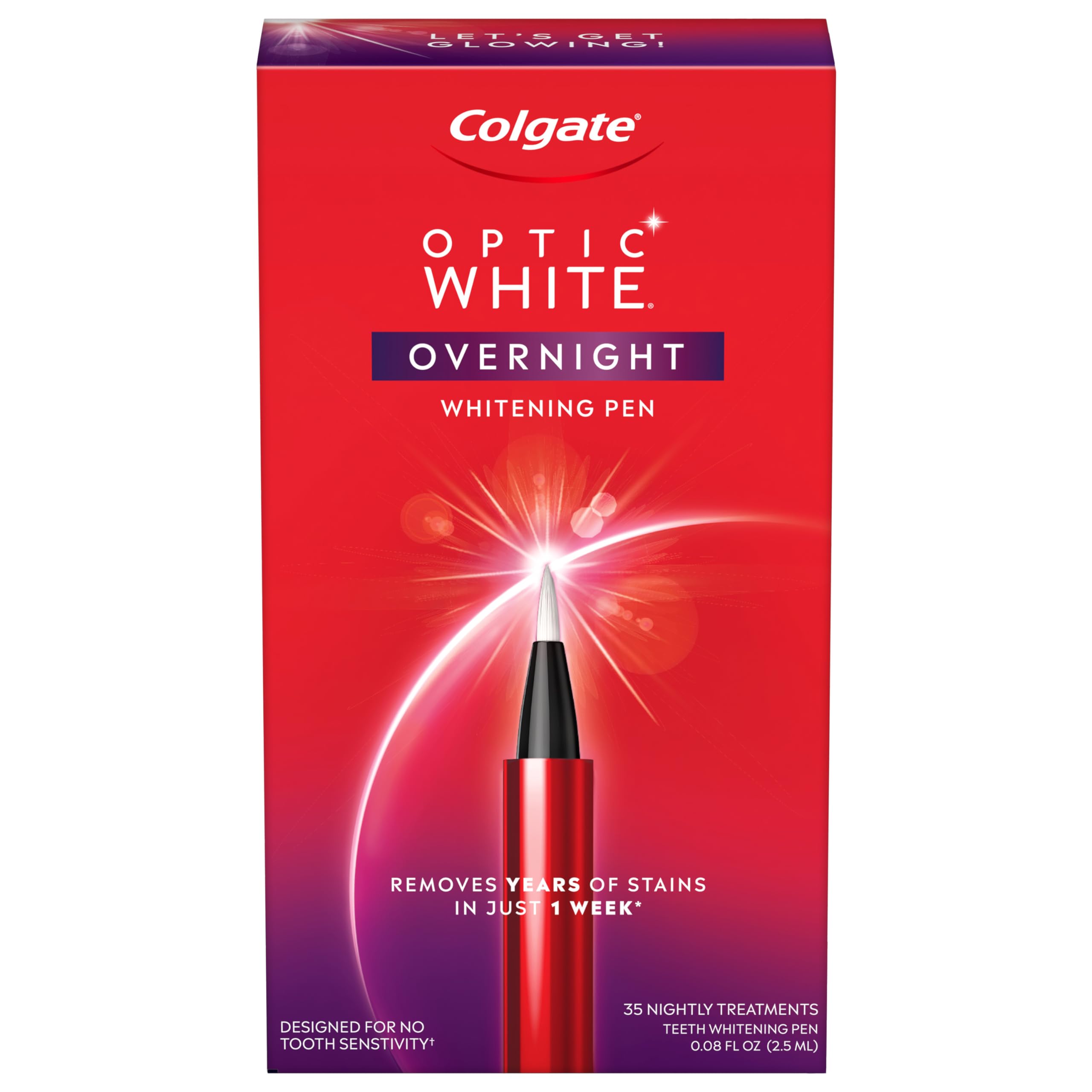 Colgate Optic White Overnight Teeth Whitening Pen $11.98 w/ S&S + Free Shipping w/ Prime or on $35+