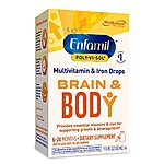 Enfamil Baby Vitamins Enfamil Poly-Vi-Sol 8 Multi-Vitamins &amp; Iron Supplement Drops for Infants &amp; Toddlers, Supports Growth &amp; Development, 50 mL Dropper Bottle $7.38
