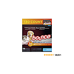 3 x Bounce Pet Hair and Lint Guard Mega Dryer Sheets with 3X Pet Hair Fighters, Fresh Scent, 130 Count - Total 390 count $18.33