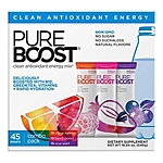 Costco Members - Pureboost Energy Drink Mix, Variety Pack, 45 Packets - $26.99