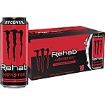 15-Pack 15.5oz Monster Rehab Energy Drink (Strawberry Lemonade + Energy) $16.90 w/ Subscribe &amp; Save
