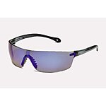 Gateway Starlite Squared Safety Glasses (Gray Temple, Blue Mirror Lens) $2.75 + Free Shipping w/ Prime or on $25+