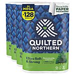 18-Count Quilted Northern Ultra Soft & Strong Toilet Paper Mega Rolls $14.15 w/ Subscribe &amp; Save