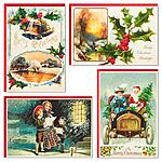 Hallmark Boxed Vintage Christmas Cards Assortment (12 Cards and Archival Book) $8.80