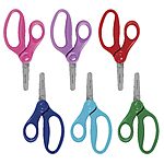 Prime Members: 6-Pack 5&quot; Fiskars Blunt-Tip Scissors for Kids (Assorted Colors, 4-7 Years) $4.84 ($0.80 each) + Free Shipping w/ Prime or on $25+