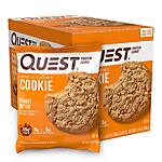 Prime Members: 12-Count 2.04-Oz Quest Nutrition Protein Cookies (Peanut Butter) $16.67 + Free Shipping