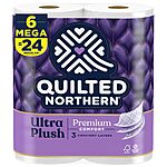 6-Count Quilted Northern Ultra Plush Mega Roll Toilet Paper $4.70 w/ Subscribe &amp; Save