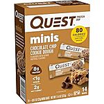 14-Ct Quest Nutrition Mini Protein Bars: Cookies &amp; Cream $13.43, Chocolate Chip Cookie Dough $13.18 w/ S&amp;S + Free Shipping w/ Prime or on $35+