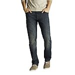 Lee Men's Performance Series Extreme Motion Straight Tapered Jeans (Various Colors) $21.45