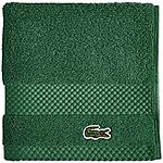 13&quot; x 13&quot; Lacoste Heritage Supima Cotton Wash Cloth (Croc Green) $3.80 + Free Shipping w/ Prime or on $35+