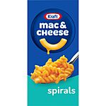 5.5-Oz Kraft Original Macaroni & Cheese Dinner (Spirals) $0.95 &amp; More w/ Subscribe &amp; Save