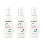 6-Oz Aveeno Calm + Restore Redness Relief Daily Foaming Facial Cleanser (Fragrance-Free) 3 for $17.35 ($5.78 each) w/ S&amp;S + Free Shipping w/ Prime or on $35+