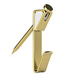 4-Count OOK ReadyNail Picture Hangers (Brass, 30lbs) $1.88 + Free Shipping w/ Prime or on $35+