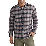 Lee Men's Extreme Motion Flannel Working West Shirt (Various) $15.40