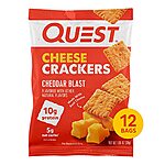 12-Ct 1.06-Oz Quest Nutrition Cheese Crackers (Cheddar Blast or Spicy Cheddar) $16.31 w/ S&amp;S + Free Shipping w/ Prime or on orders $35+