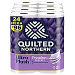 24-Count Quilted Northern Ultra Plush 3-Ply Toilet Paper Mega Rolls $18.99 w/ S&amp;S + Free Shipping w/ Prime or on $35+