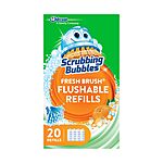 20-Count Scrubbing Bubbles Fresh Brush Flushable Refills (Citrus) $6.29 w/ S&amp;S + Free Shipping w/ Prime or on $35+