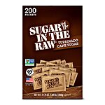 200-Count Sugar In The Raw Granulated Turbinado Cane Sugar On The Go Packets $5.95 w/ S&amp;S + Free Shipping w/ Prime or on $35+