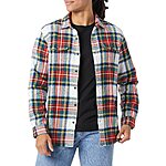 Amazon Essentials Men's Regular-Fit Long-Sleeve Two-Pocket Flannel Shirt (various) $7.40