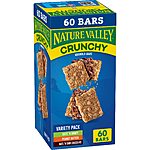 90-Count Nature Valley Crunchy Granola Bar Pouches (Variety Pack or Oats n' Honey) $20.60 w/ Subscribe &amp; Save + Free Shipping