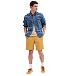 GAP Men's 8&quot; 100% Cotton Easy Shorts (Honey IM Home, Size: S-XL) from $9.86 + Free Shipping w/ Prime or on $35+