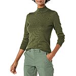 Amazon Essentials Women's Lightweight Mockneck Sweater (XS) $7.40 + Free Shipping w/ Prime or on $35+