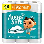 80-Count Angel Soft 2-Ply Mega Rolls Toilet Paper $54.66 + $15 Amazon Credit w/ S&amp;S + Free shipping