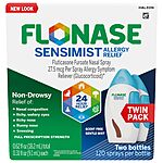 2-Pack 120-Sprays Flonase Sensimist Allergy Relief Metered Nasal Spray $32.40 + $10 Amazon Credit w/ S&amp;S + Free Shipping w/ Prime or on $35+
