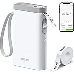 Nelko P21 Bluetooth Wireless Label Maker (iOS &amp; Android Compatible, White) $9.87 + Free Shipping