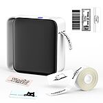 KNAON Y12 Bluetooth Mini Portable Label Maker (White) w/ 6 Rolls Tape $3.14 + Free Shipping w/ Prime or on $35+