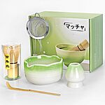 5-Piece CL FUN Matcha Whisk Set (Green) $6.98 + Free Shipping w/ Prime or on $35+