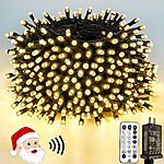 132 FT 400 LED EEW Voice Controlled LED Christmas String Lights $10.88 + Free Shipping w/ Prime or on $35+