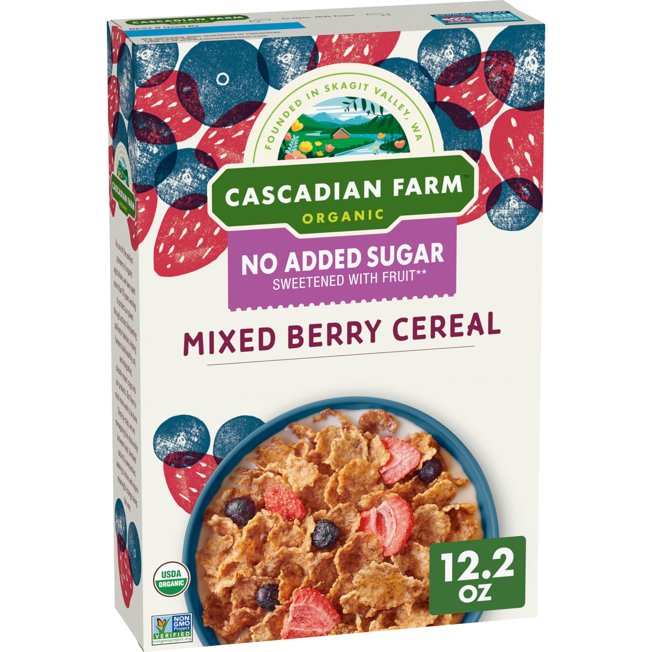 12.2-Oz Cascadian Farm Organic Cereal (Mixed Berry) $2.99 w/ S&S + Free Shipping w/ Prime or on $35+