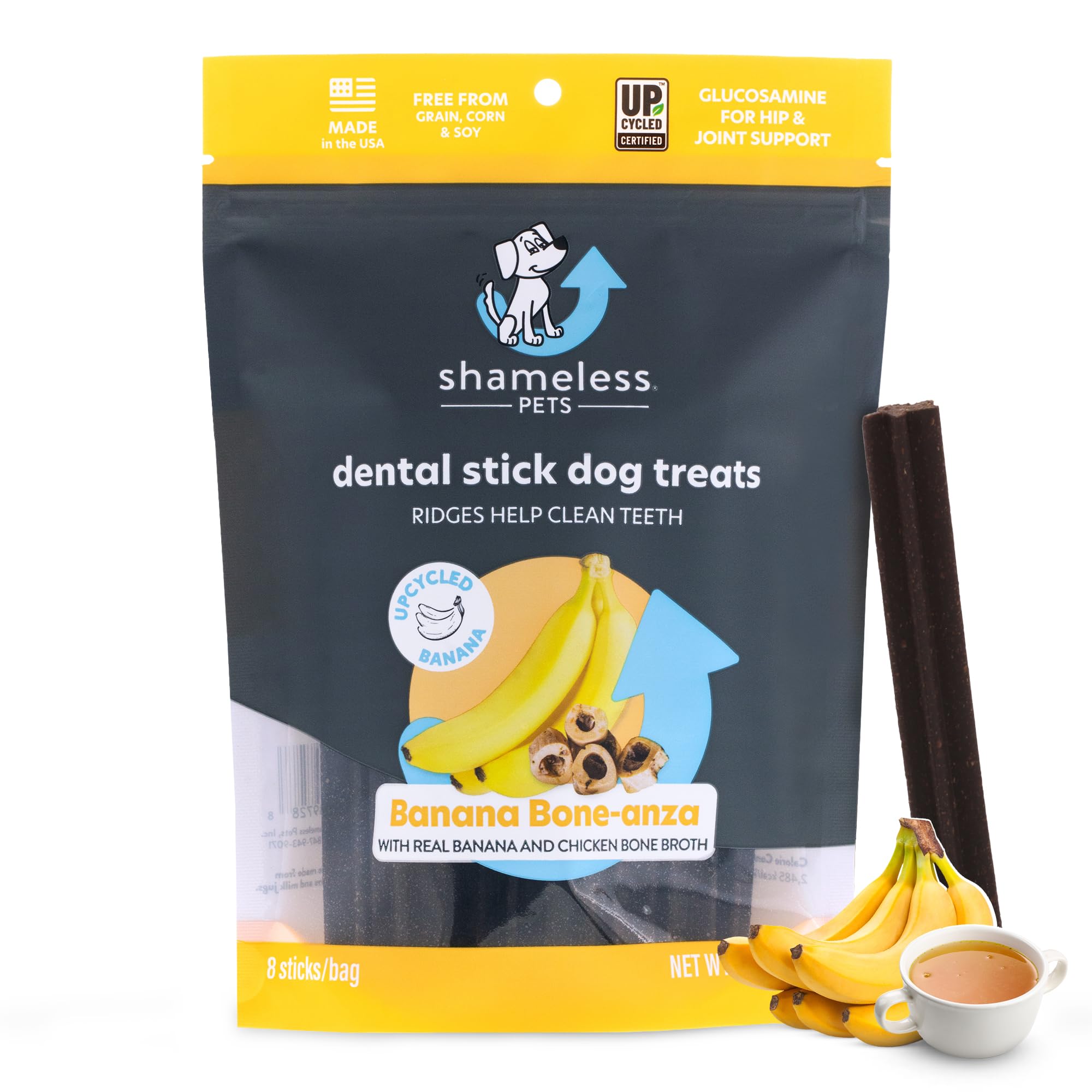 7.2-OZ Shameless Pets Dental Treats for Dogs (Various) $3.19 w/ S&S + Free Shipping w/ Prime or on $35+