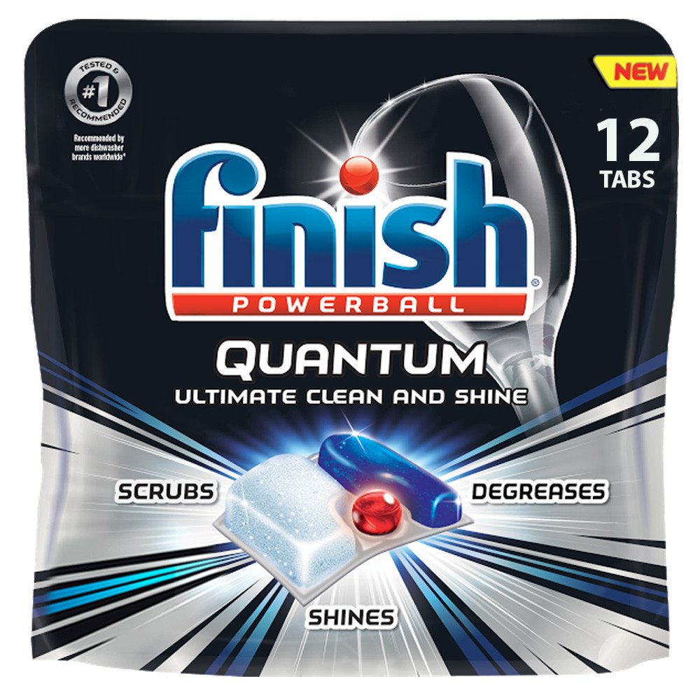 8-Pack 12-Count Finish Quantum Max Powerball Dishwasher Detergent Tablets $14.55 + Free Shipping w/ Prime or on $35+