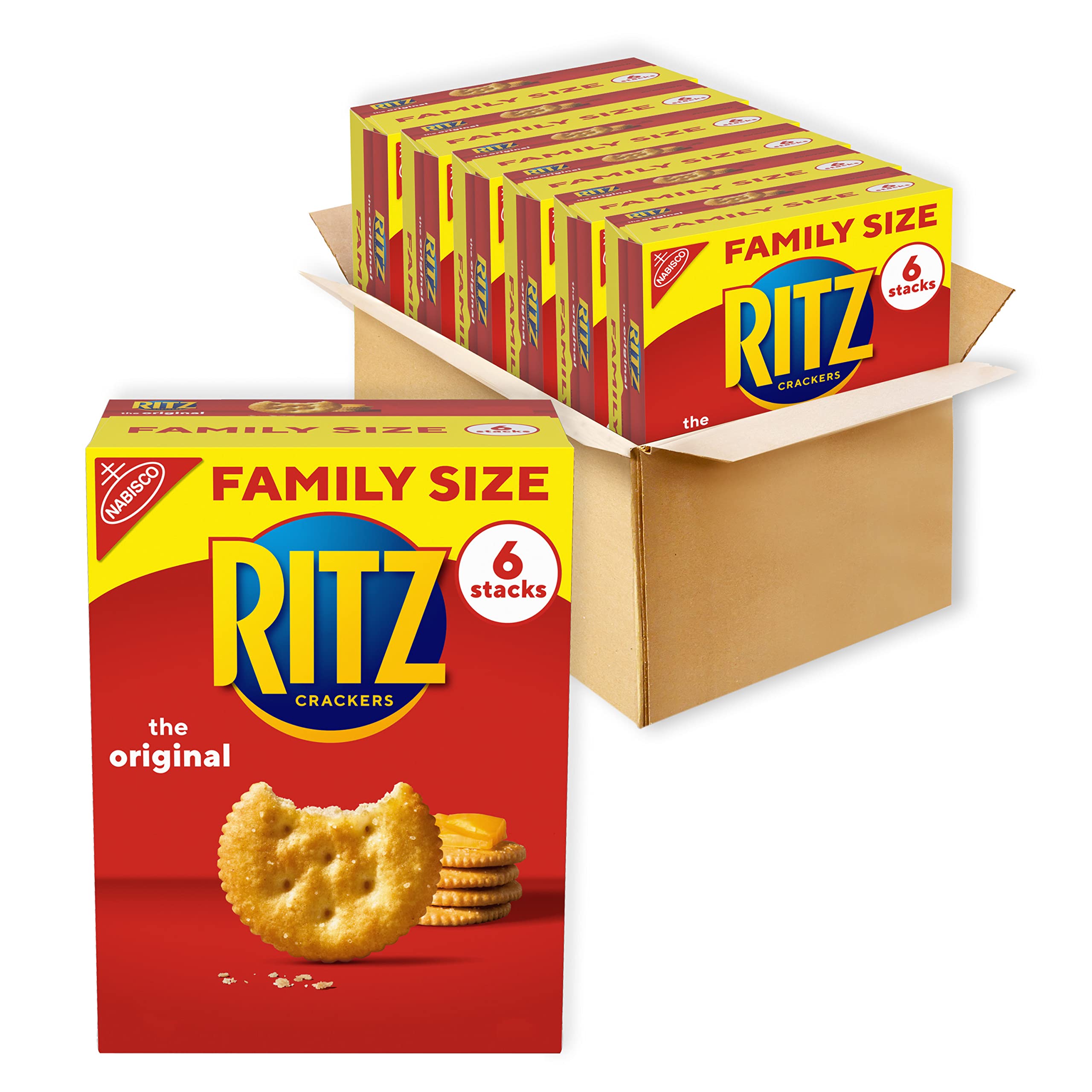 6-Count 20.5-Oz RITZ Original Crackers (Family Size) $12.20 w/ S&S + Free Shipping w/ Prime or on $35+