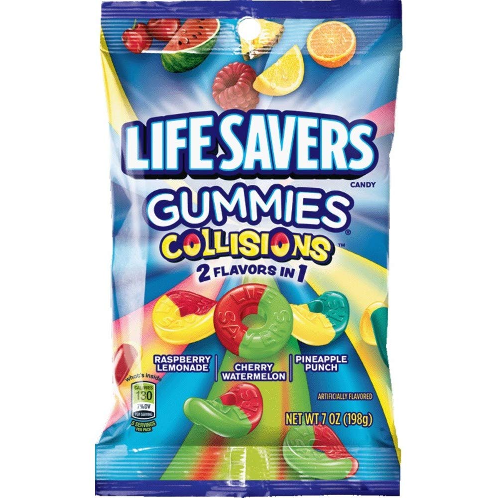 7-Oz Gummi Savers Lifesavers Gummies Collisions $1.70 w/ S&S + Free Shipping w/ Prime or on orders over $35