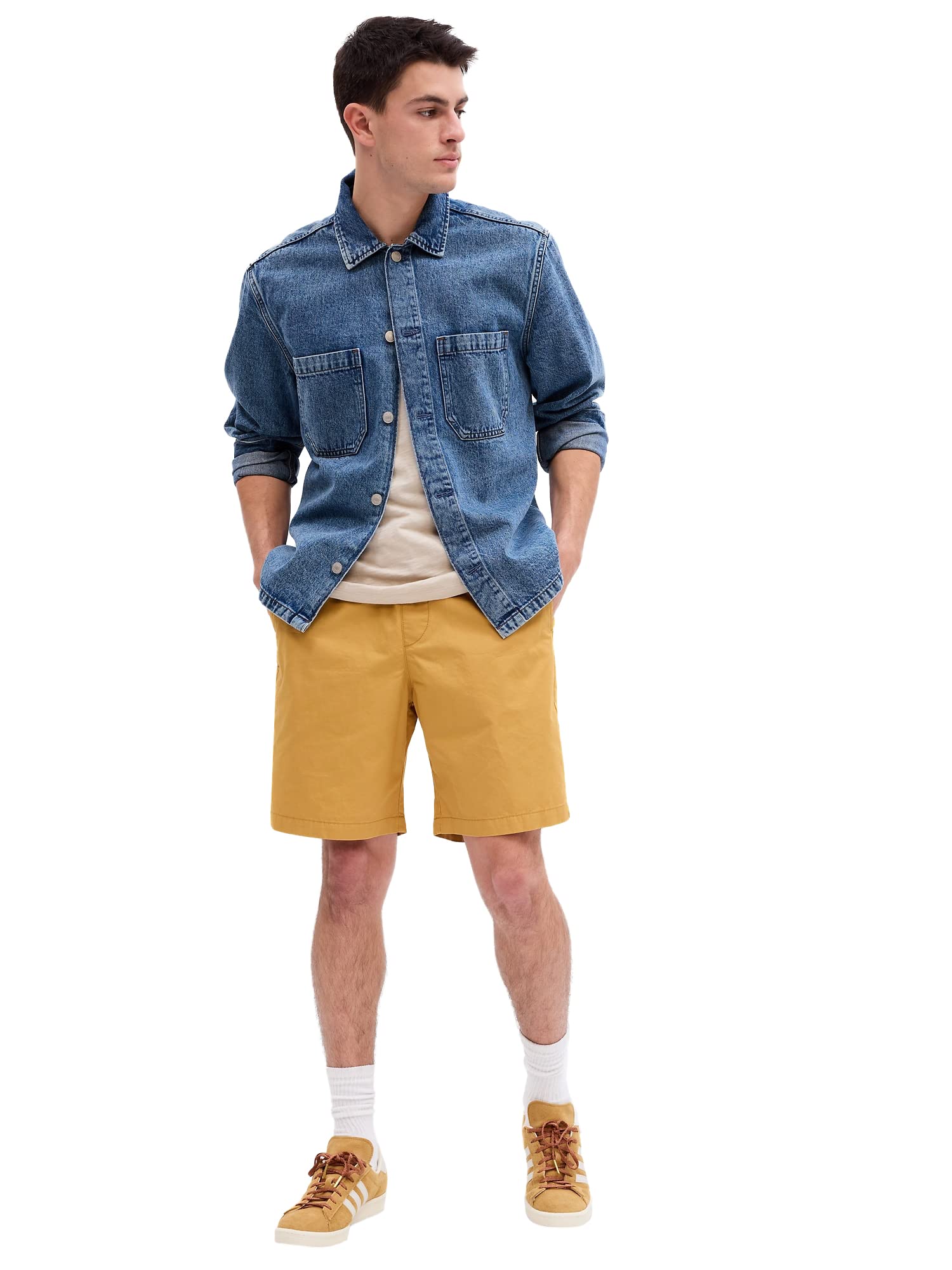 GAP Men's 8" 100% Cotton Easy Shorts (Honey IM Home, Size: S-XL) from $9.86 + Free Shipping w/ Prime or on $35+