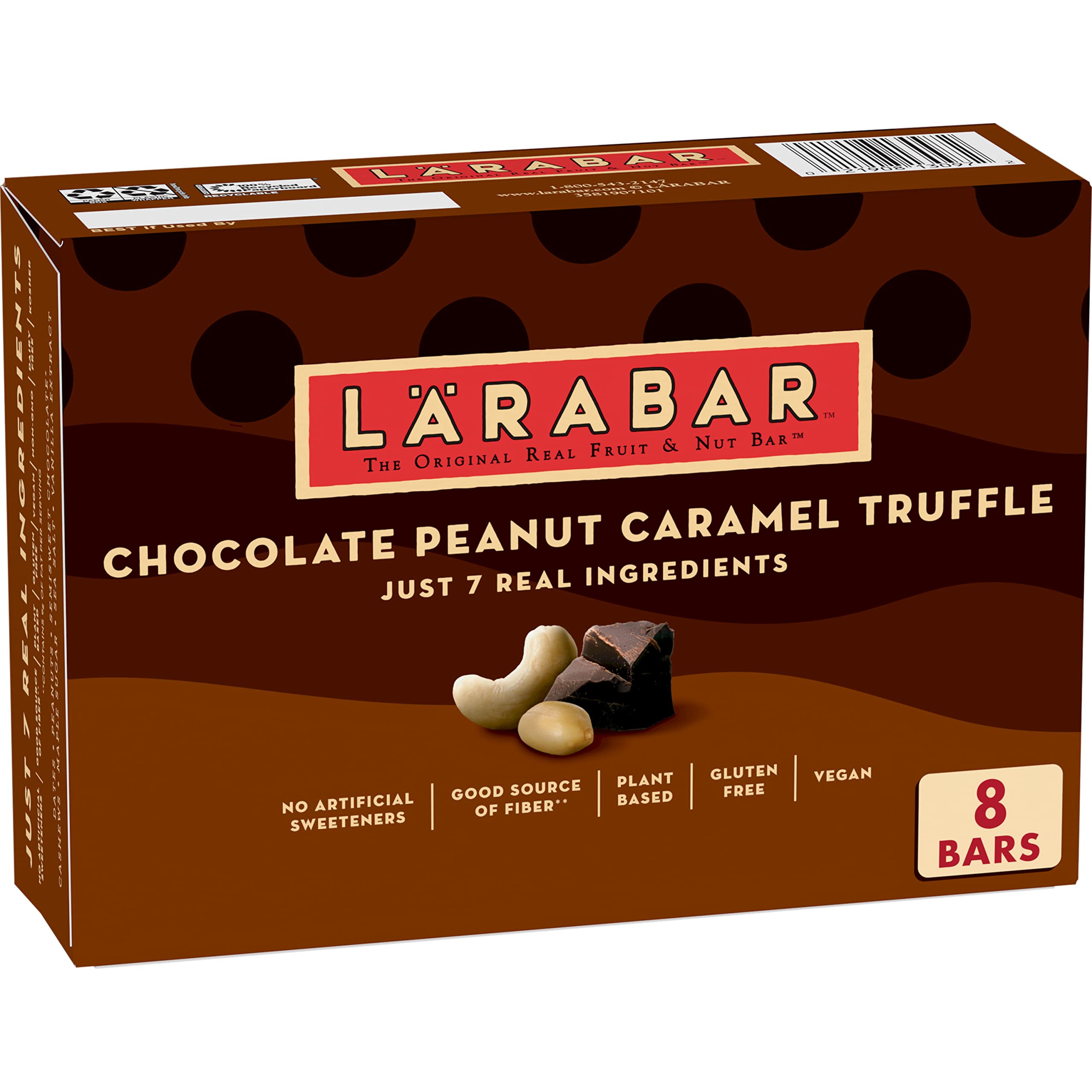 8-Count LÄRABAR Chocolate Peanut Caramel Truffle Gluten Free Vegan Bars $5.74 w/ S&S+ Free Shipping w/ Prime or on $35+