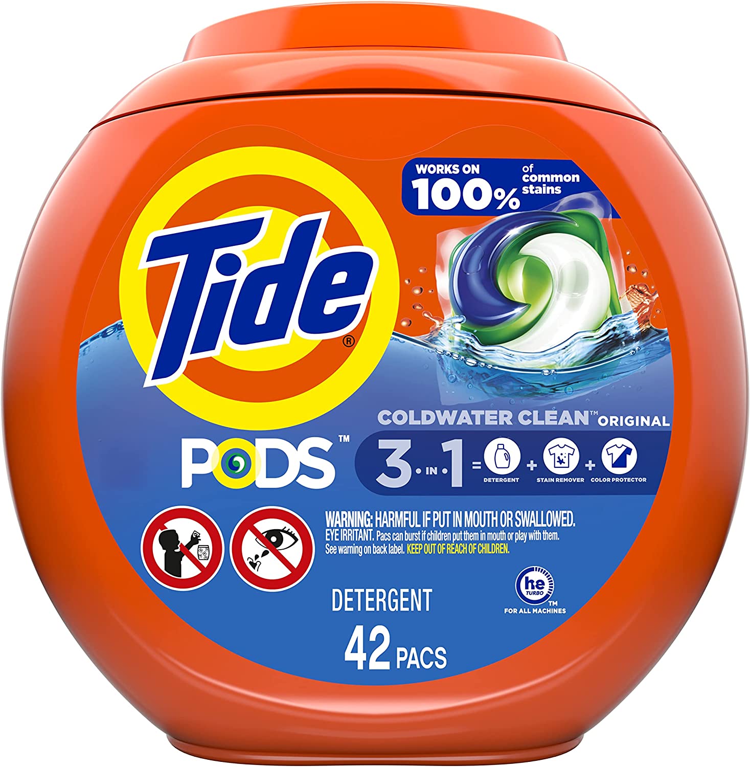 42-Count Tide Pods Laundry Detergent Soap Pods (Original Scent) $12.32 + $8.50 Amazon Credit w/ S&S + Free Shipping w/ Prime or on orders over $35