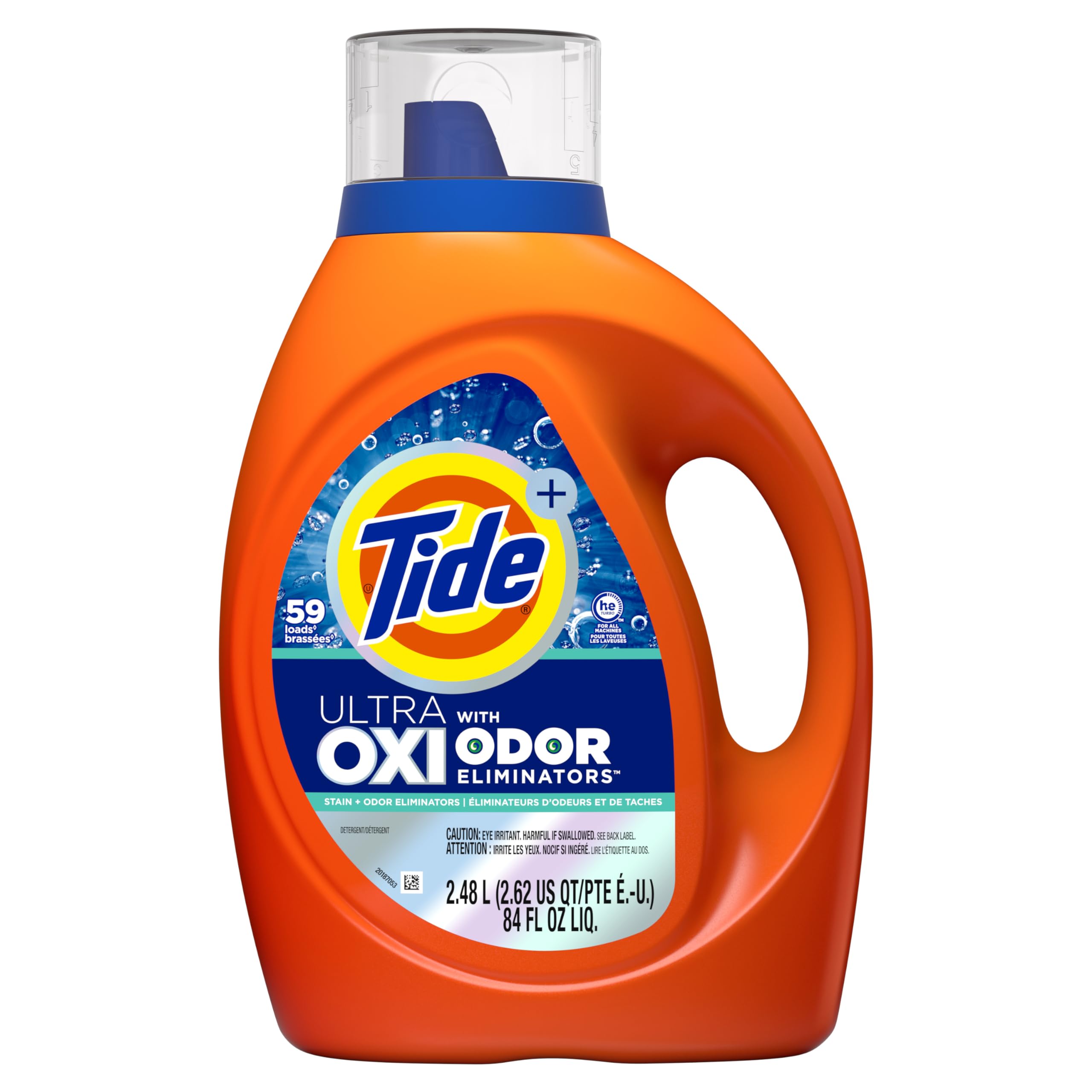 84-Oz Tide Ultra OXI with Odor Eliminators Liquid Laundry Detergent $11.84 + $8 Amazon Credit + Free Shipping w/ Prime or on $35+
