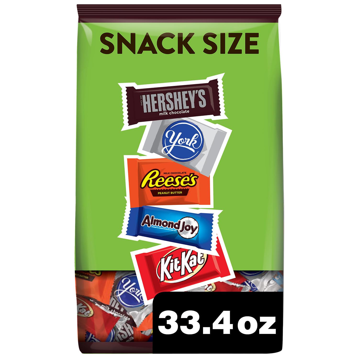 33.43-Oz Hershey Milk and Dark Chocolate Assortment Snack Size Candy $7.76 w/ S&S + Free Shipping w/ Prime or on $35+
