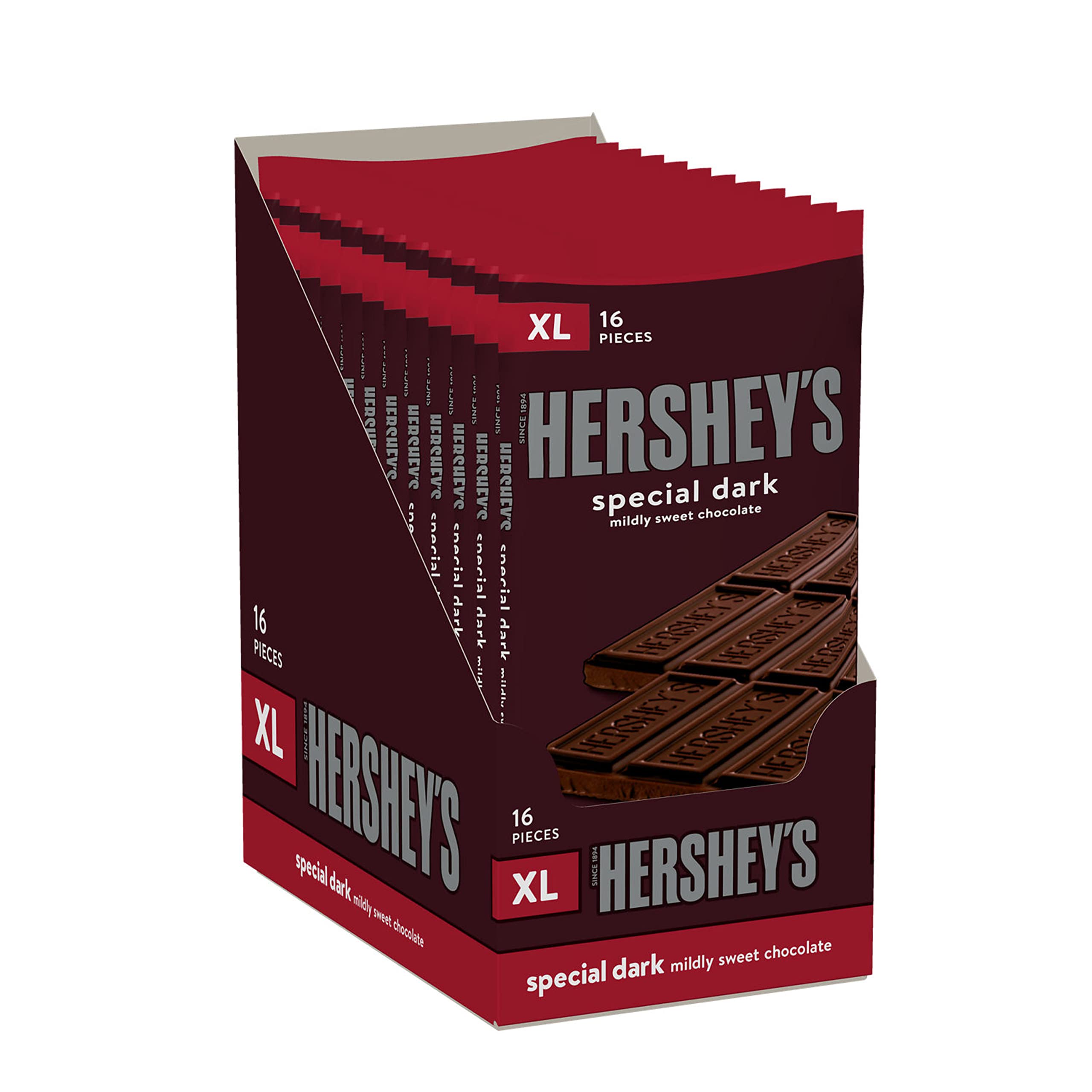 12-Count 4.25-oz Hershey's Special Dark Mildly Sweet Dark Chocolate XL Candy Bars 14.82 w/ S&S + Free Shipping w/ Prime or on $35+ $14.82
