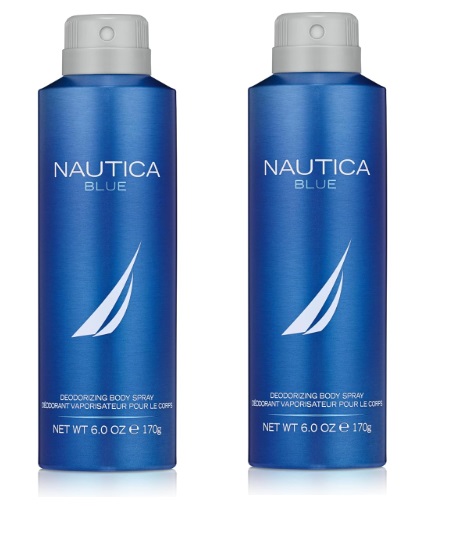6-Oz Nautica Blue Men's Body Spray (Blue or Oceans) 2 from $8.81 ($4.41 each) w/ S&S + Free Shipping w/ Prime or on $35+