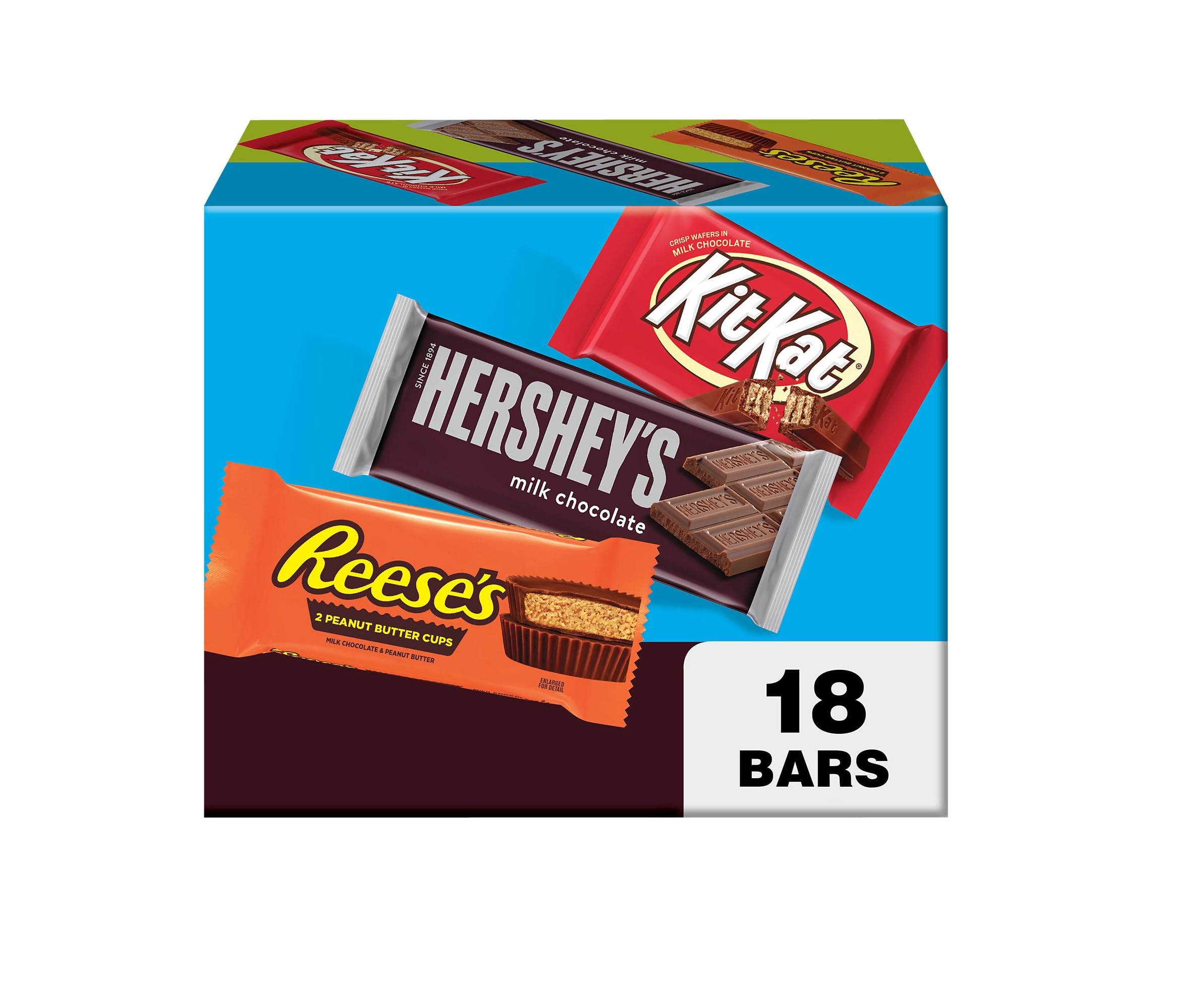18-Count Hershey Full Size Candy Bar Assorted Variety Box $11.80 w/ S&S + Free Shipping w/ Prime or on $35+