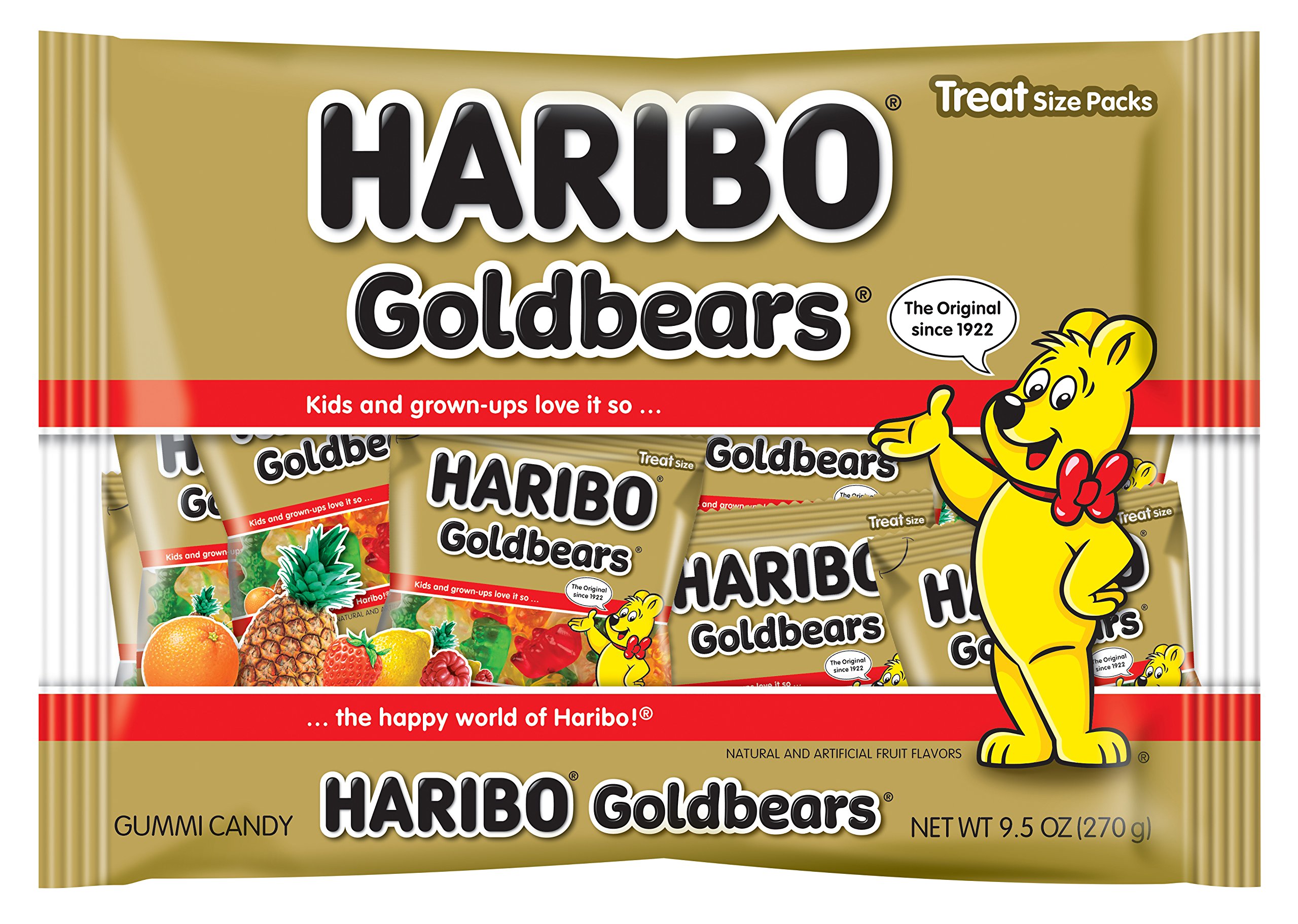 9.5-Oz Haribo Original Goldbears Gummi Bear Treat size Multipack Candy Bag $2.84 + Free Shipping w/ Prime or on $35+